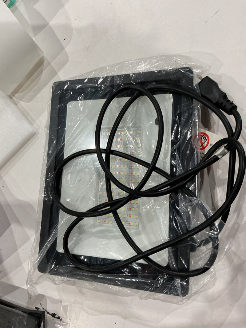 Condition photo showing Good Condition for j&h led 12000 -lumens 100 -watt black line voltage daylight hardwired led flood light
