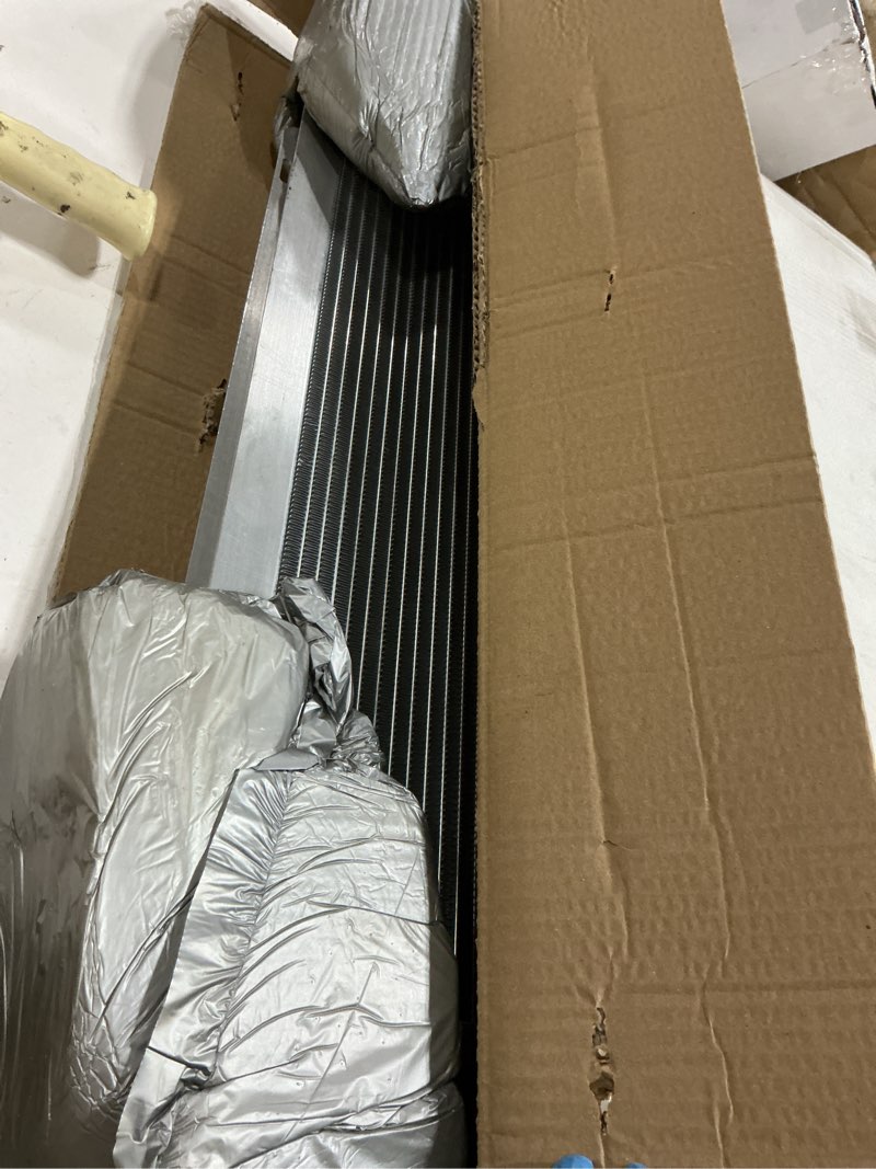 Condition photo showing Good Condition for 3 row aluminum radiator for 1980-1993 ford mustang fairmont granada thunderbird mercury, 1982-1992 lincoln continental mark radiator v8 v6 l4 cu556
