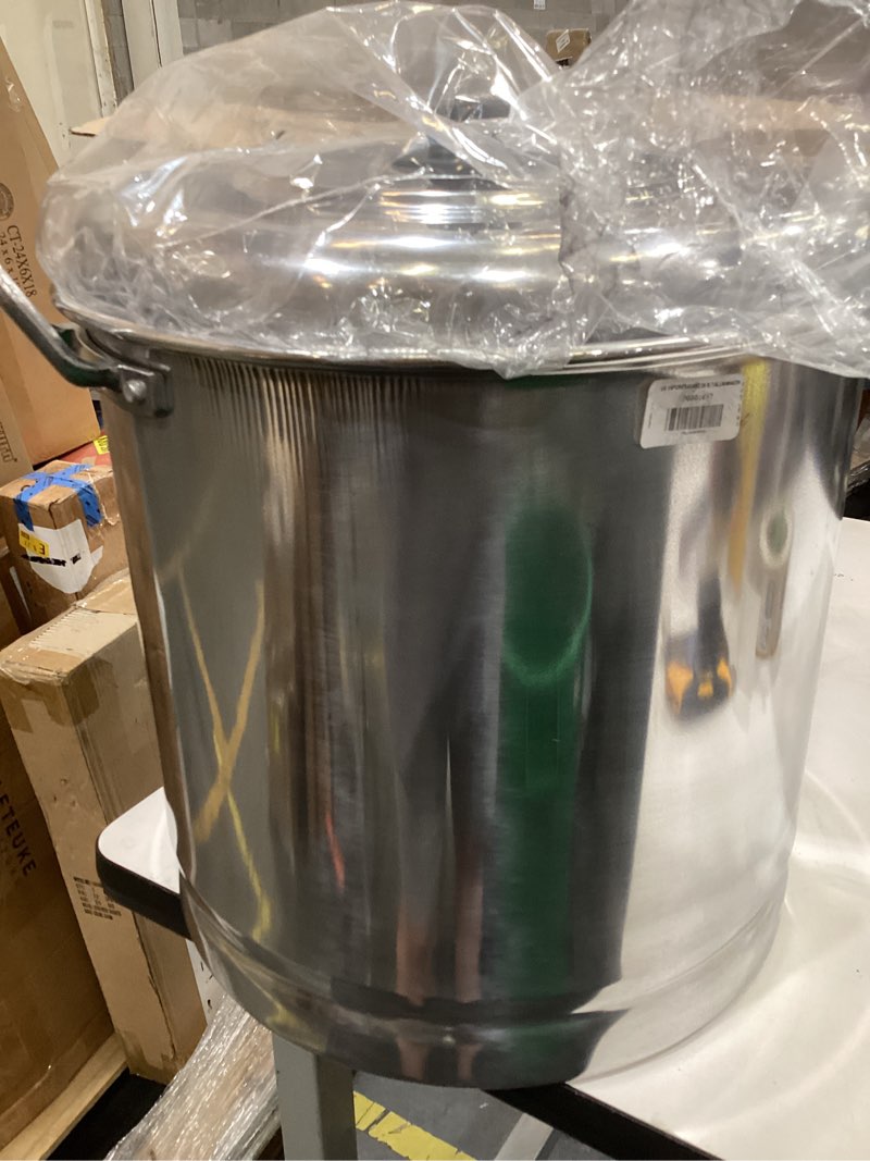 Condition photo showing Good Condition for vasconia 26-quart tamale steamer pot with rack & aluminum lid (aluminum) for all stoves, large stockpot to steam & boil, anti-rust & easy to clean, makes seafood, pasta & vegetables