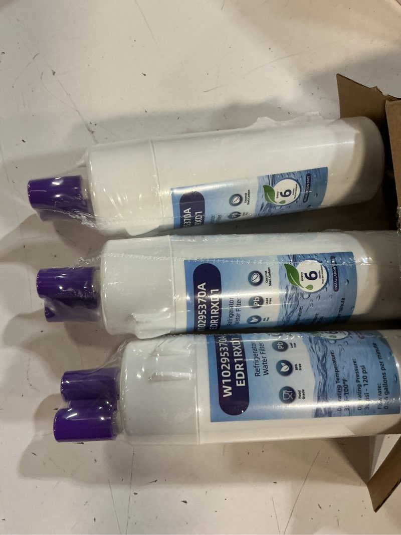 Condition photo showing New/Like New for wrs325fdam02 wrs325fdam04 wrs315sdhm13 water filter 1 for whirlpool wrs588fihz04 wrs321sdhz08 wrs325sdhz wrs325sdhz08 wrs571cihz04 wrs555sihz06 wrs315sdhz08,3 pack