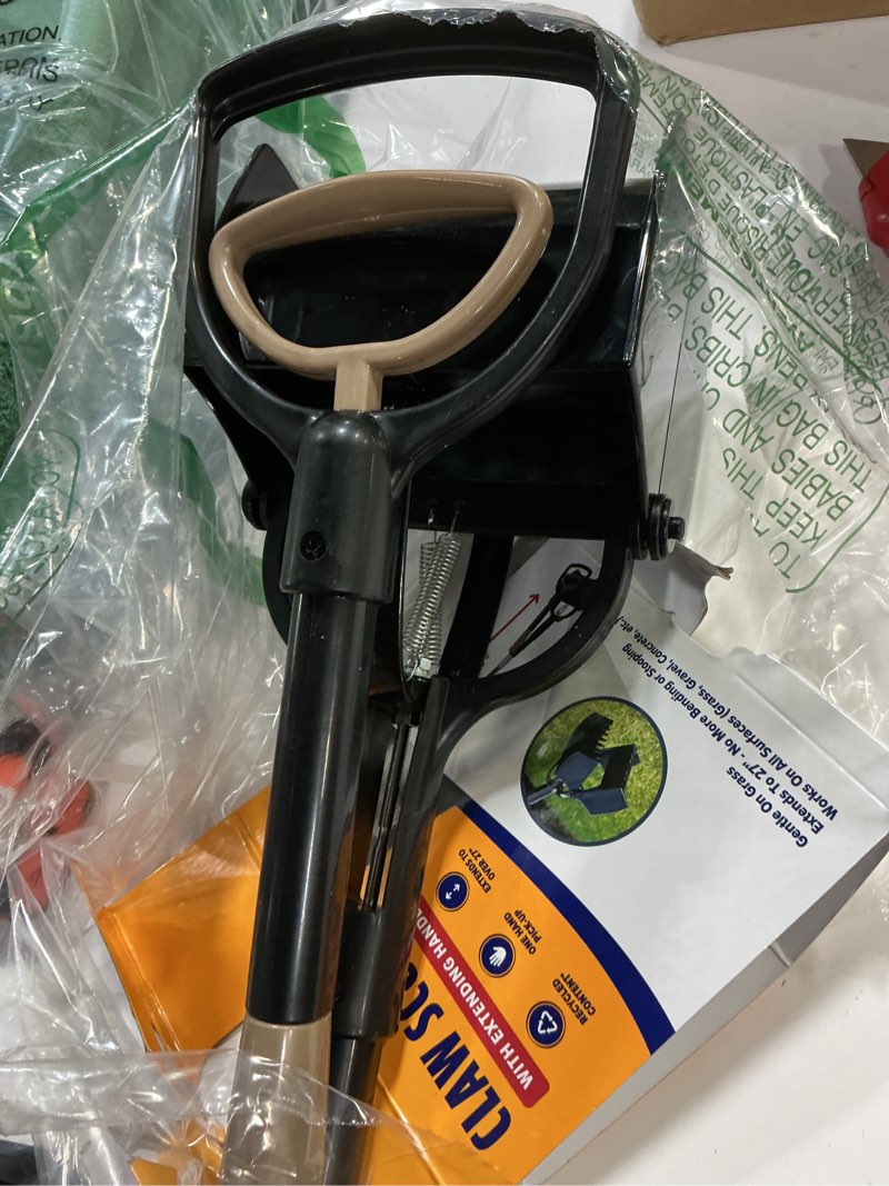 Condition photo showing As Is for Arm & Hammer Pooper Scooper Claw Scoop Dog Poop Scooper for Yard Pet Waste Management System