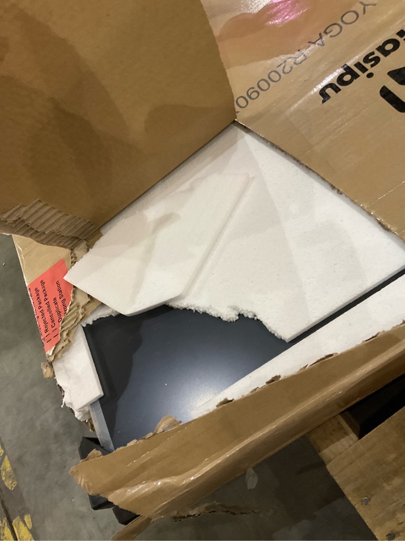 Condition photo showing As Is for Hasipu Home Gym Mirror, 79"x36" Each, 2-Pack Frameless Wall Mounted Mirrors with Glass Clamps & 1 Al