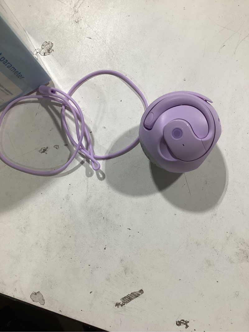 Condition photo showing Good Condition for open ear headphones over the ear earbuds wireless for kids, waterproof small mini portable bluetooth speaker with earbuds, ows hanging earphones air bone conduction headphones 5.4 bluetooth headset purple