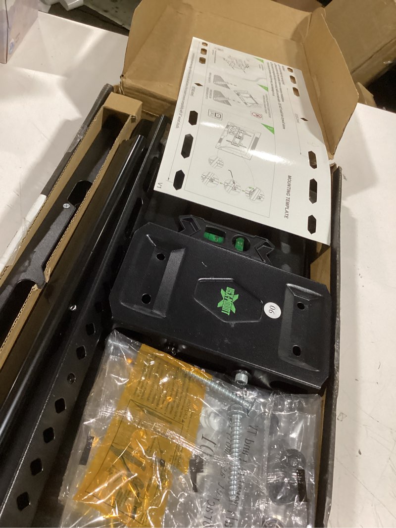 Condition photo showing Good Condition for full motion tv wall mount for most 37"-84" flat screen tv, swivel or tilt tv wall bracket with dual articulating arms, for 12"-16" wood studs, max vesa 600x400mm, load 120 lbs by usx mount 37-84 inch, 120 lb