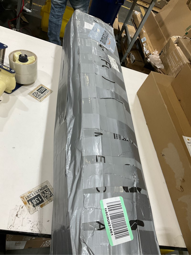 Condition photo showing As Is for Hafenpo 14 Inch Full Bed Frame - Sturdy Metal Platform Full Size, No Box Spring Needed, Heavy Duty, Easy Assembly, Strong Bearing Capacity, Under Bed Storage, Black Full 14 Inch
