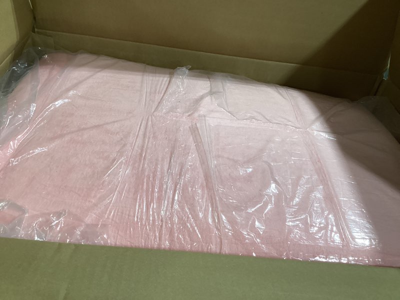 Condition photo showing Good Condition for baby play mat for floor nursery rug muscle mat area rug playroom rug 39"x59" playpen mat memory foam 1.3" thick crawling mat for babies,toddlers, infants, kids,light pink light pink 39"x59"