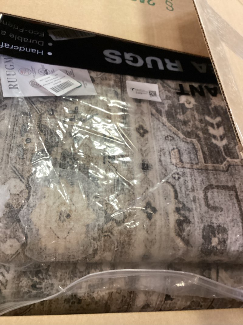 Condition photo showing Good Condition for RUUGME Washable 8x10 Area Rugs - Large Rugs for Living Room Stain Resistant Carpet Vintage Rugs for Bedroom with Non Slip Backing Home Decor Floor Decoration Mat (8x10 Beige) 8' x 10' (Rectangular) Beige