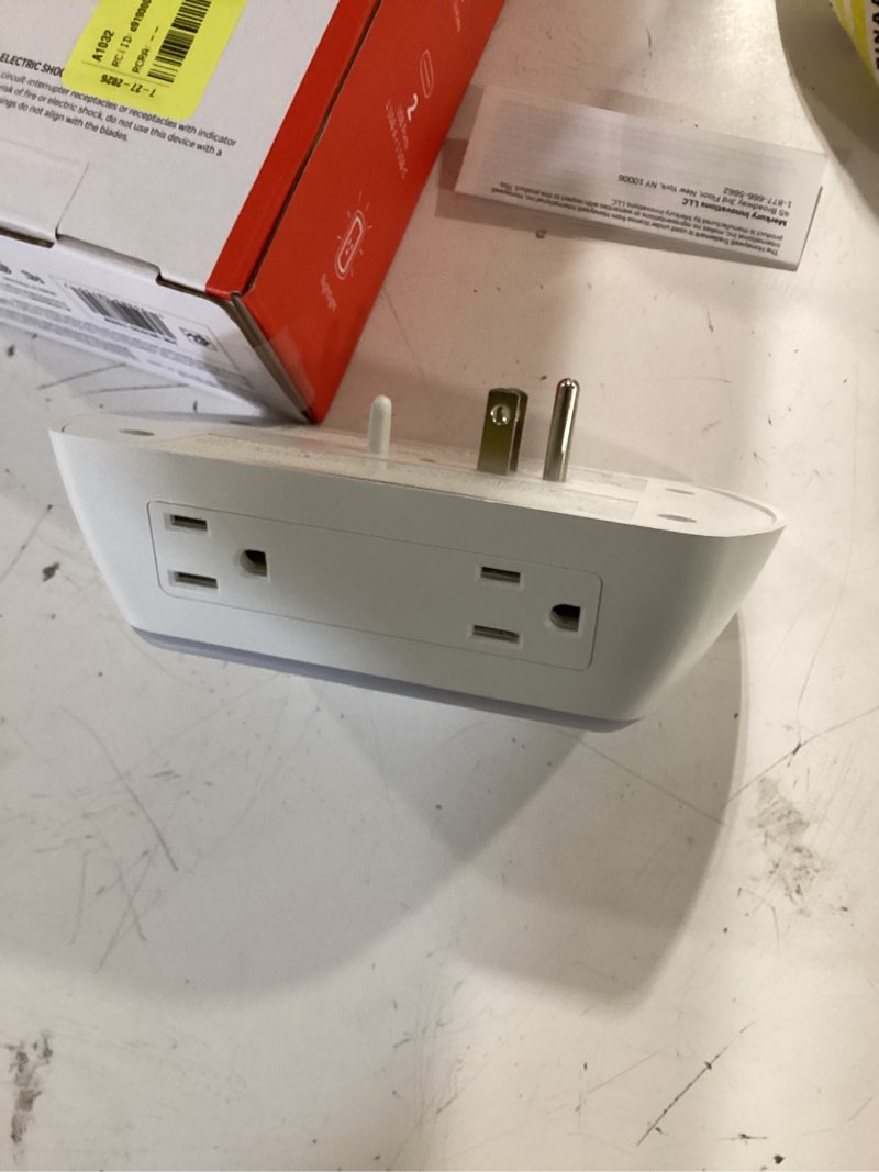 Condition photo showing Good Condition for honeywell 5-outlet 2-usb led night light surge protector wall tap, white
