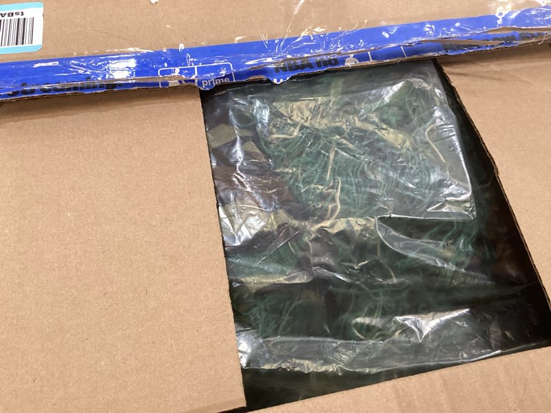 Condition photo showing Good Condition for ghillie suit, 5 in 1 ghillie suit for men including jacket, pants, hood, carry bag and camo tapes, helloween costumes medium/large for adults woodland