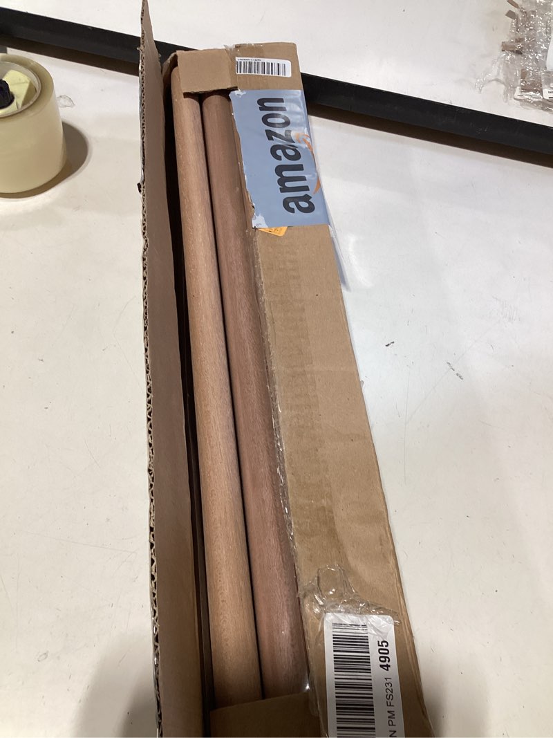 Condition photo showing Good Condition for wooden dowel rods 1 x 24 inch round unfinished hardwood craft sticks for diy lollipops cake support, 12 pieces 1" x 24" dowels 12 pieces
