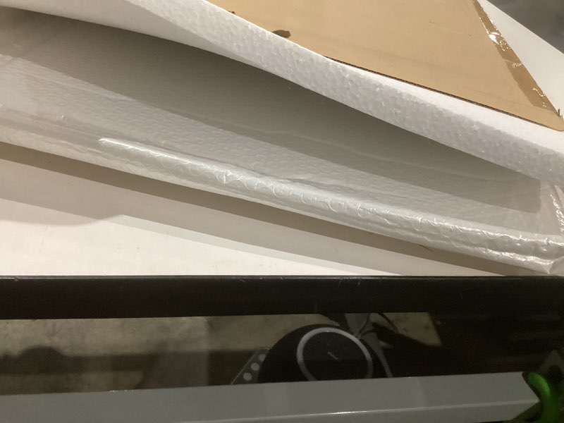 Condition photo showing Good Condition for Acrylic cutting board with counter lip, 24 x 18 clear cutting board for countertop, one of the game-changing kitchen essentials, the non-slip cutting boards for kitchen by Moooope (Clear, X-Large) X-Large Clear
