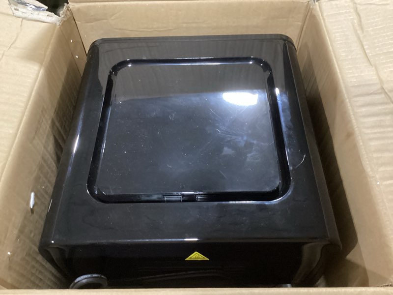 Condition photo showing Good Condition for Nuwave Brio 15.5Qt Air Fryer Rotisserie Oven, X-Large Family Size, Powerful 1800W, 4 Rack Positions, 50°-425°F Temp Controls, 100 Presets & 50 Memory, Integrated Smart Thermometer, Linear T Technology