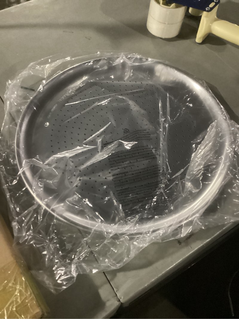 Condition photo showing Good Condition for nordic ware naturals 16" air crisp perforated aluminum pizza pan, set of 2 16-inch 16" crisper, 2-pack