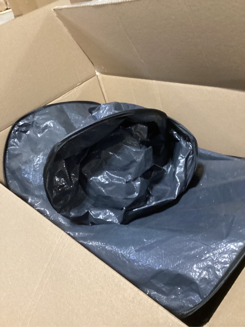 Condition photo showing As Is for 2-in-1 XLarge Pop Up Dog Playpen, Cat Puppy Pet Playpen, Indoor Outdoor Cats Enclosed, Cat Tent Crate Cage Kennel, Portable Playpen for Kitten and Small Animals(No Divider, Unified Space) Grey 1 M, 71"L x 34" x 24.1"H