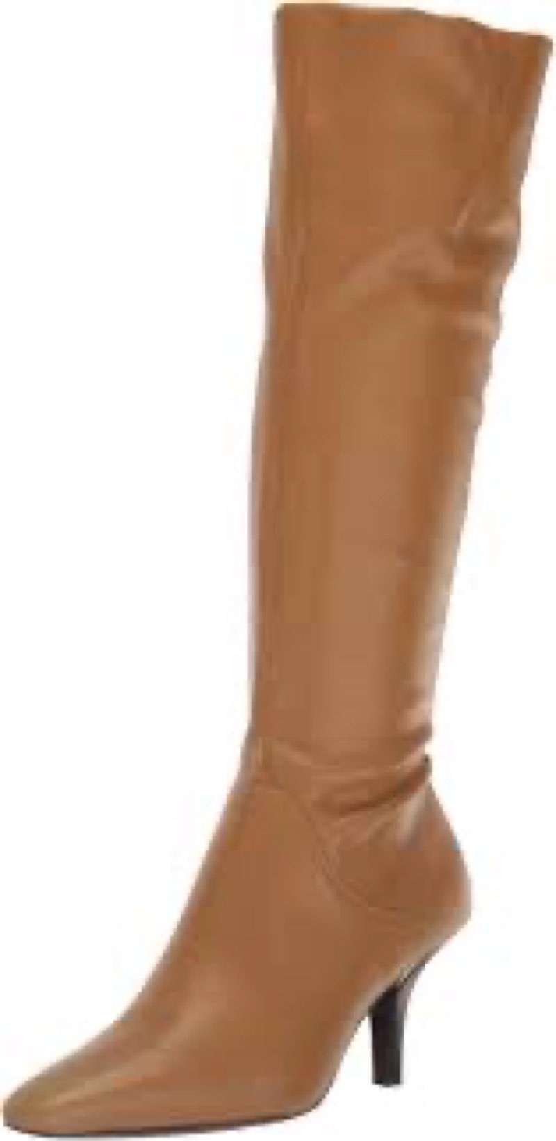 franco sarto womens lyla pointed toe knee high boots camel brown leather 11 m