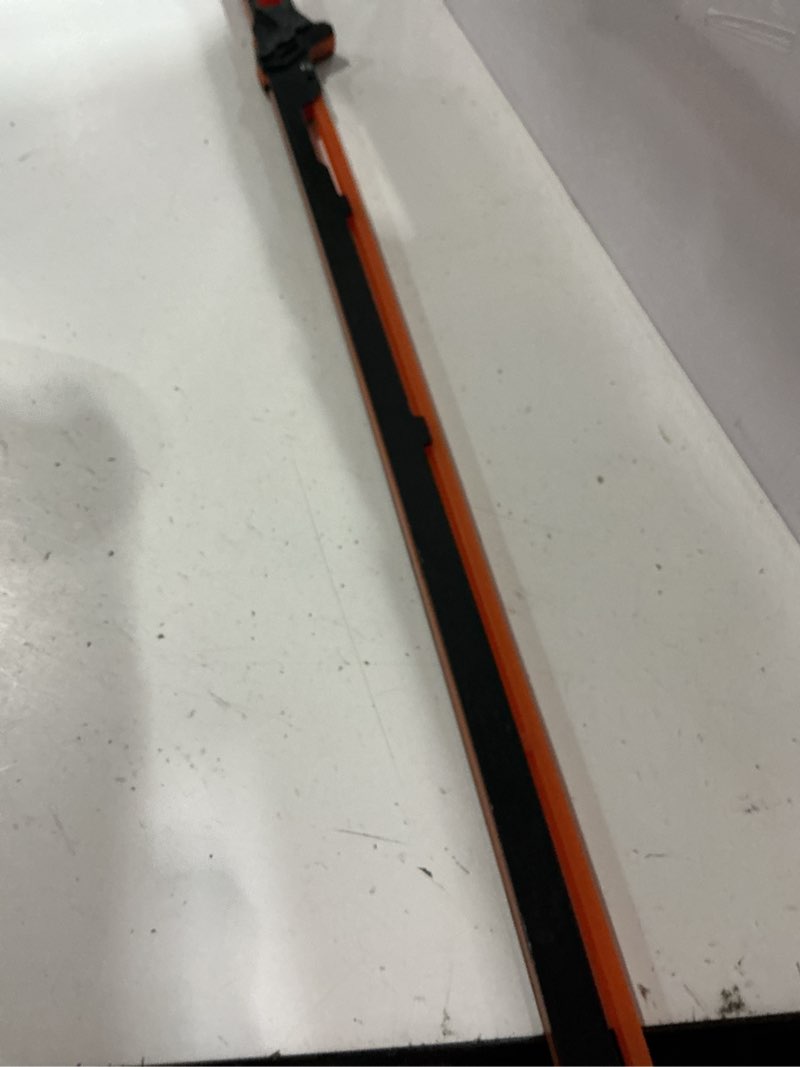 Condition photo showing As Is for iuubvv future led sword, 31.3 inches led sword model for halloween cosplay costume props,fit party music festival accessorie orange