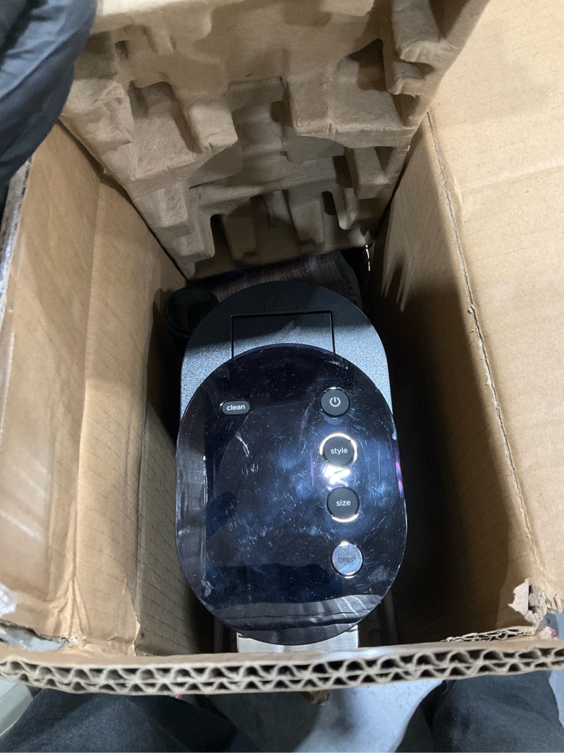 Condition photo showing As Is for Ninja | Coffee Maker | Single Serve |Brew with Coffee Pods & Grounds| Compatible with K-Cup Coffee Pods | 4 Brew Styles, up to 24oz Cup Sizes & 56oz Removable Reservoir | Black | PB051 Standard Black