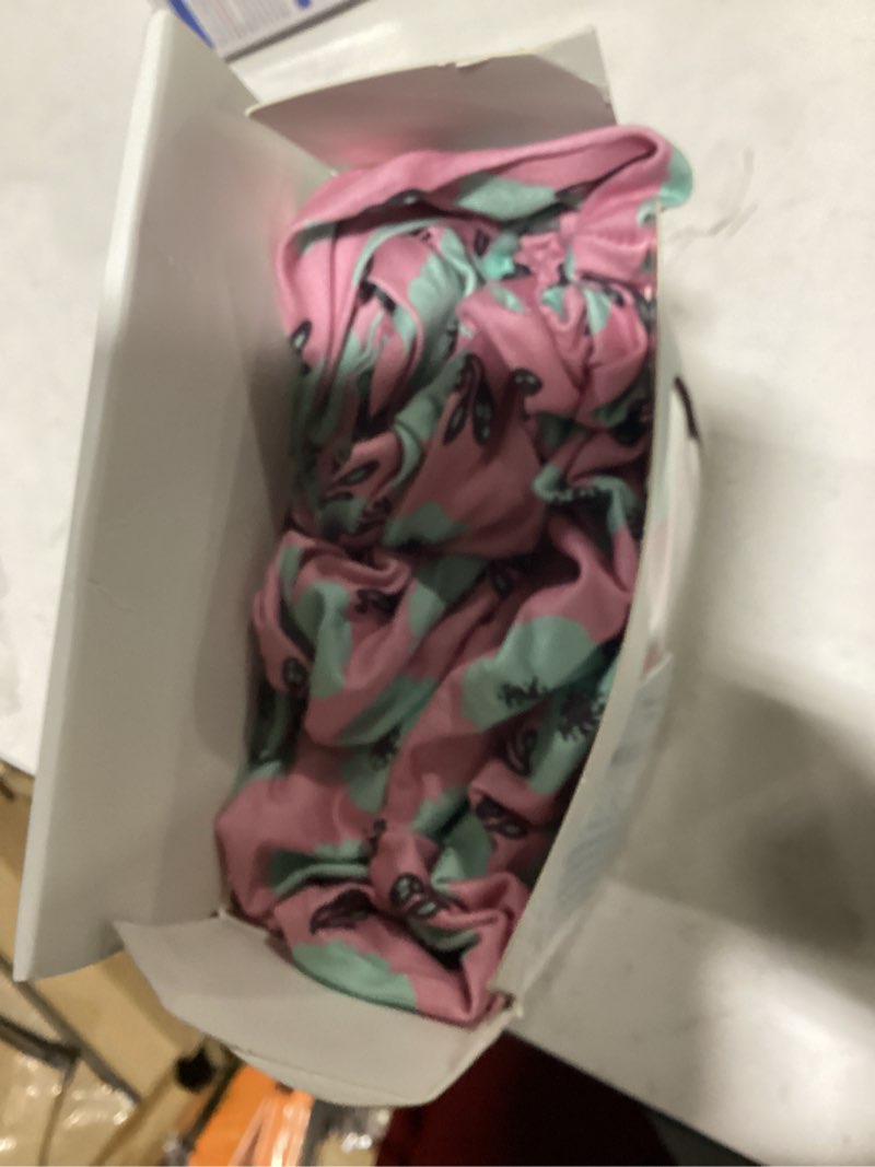 Condition photo showing Good Condition for TotAha Premium Stretchy Pack N Play Playard Sheets | Mini Crib Sheets (2-Pack) -Hypoallergenic, Silky Comfort, Buttery Soft, Calming Effect, All-Season Jersey-Knit (Colorful Flora & Blue Flowers) Colorful Flora & Blue Flowers Pack N Pack / Mini Crib Sheets