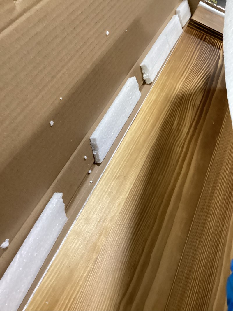 Condition photo showing Good Condition for noodle board stove cover with handles, wood stove top covers for electric stove & gas burners, 30" x 22" stovetop cover, rustic kitchen decor, for countertop/sink cover/rv (bamboo wood) brown