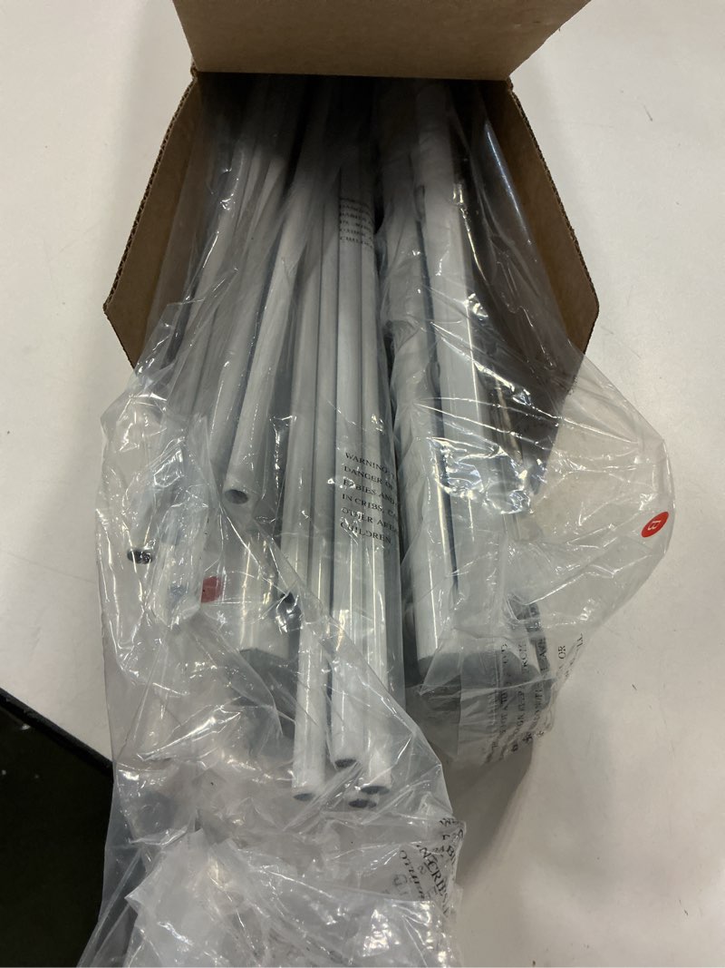 Condition photo showing New/Like New for Household Essentials Folding Clothes Drying Rack with Strong Steel Frame and 11 Coated Dowels, White White/Black