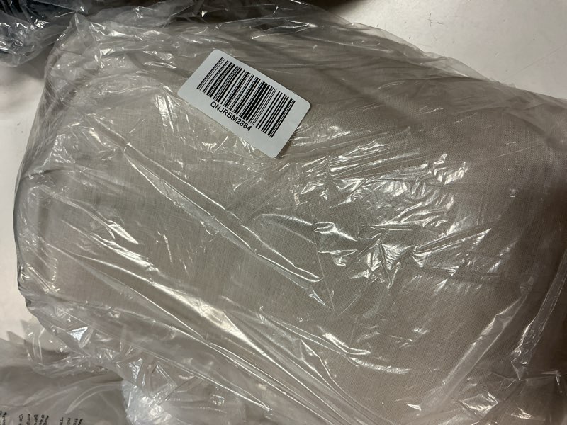 Condition photo showing New/Like New for european linen duvet cover set, king/cal king, sand