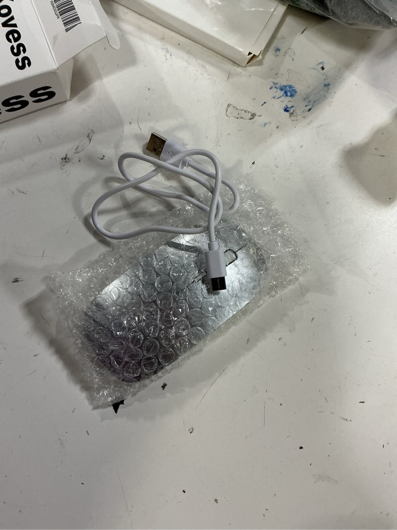 Condition photo showing Good Condition for wireless bluetooth mouse for mac air macbook pro laptop pc pad optical rechargeable silent mouse with jiggler mode dual mode switch bluetooth 5.2/3.0 and 2.4g usb-a & usb-c receiver silvery