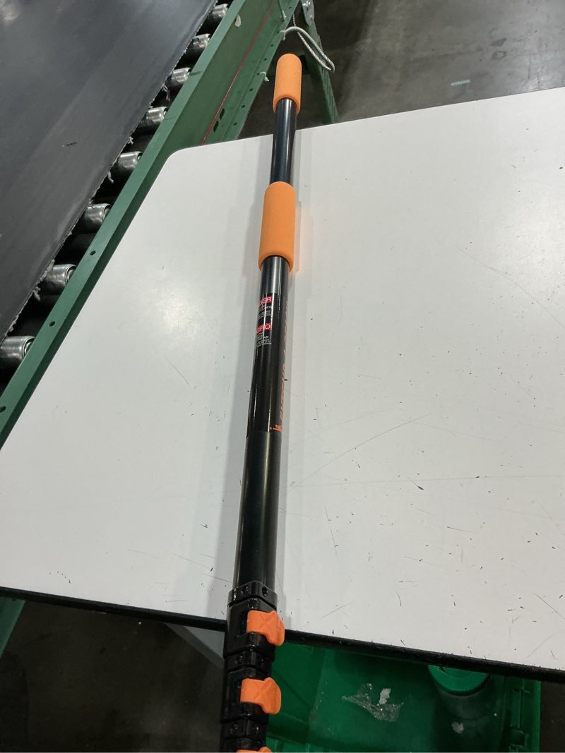 Condition photo showing As Is for 4-12 ft window washing kit with extension pole (20+ foot reach) // window cleaning tool & window washer squeegee with telescopic extension pole // best indoor outdoor window washing equipment 12 feet