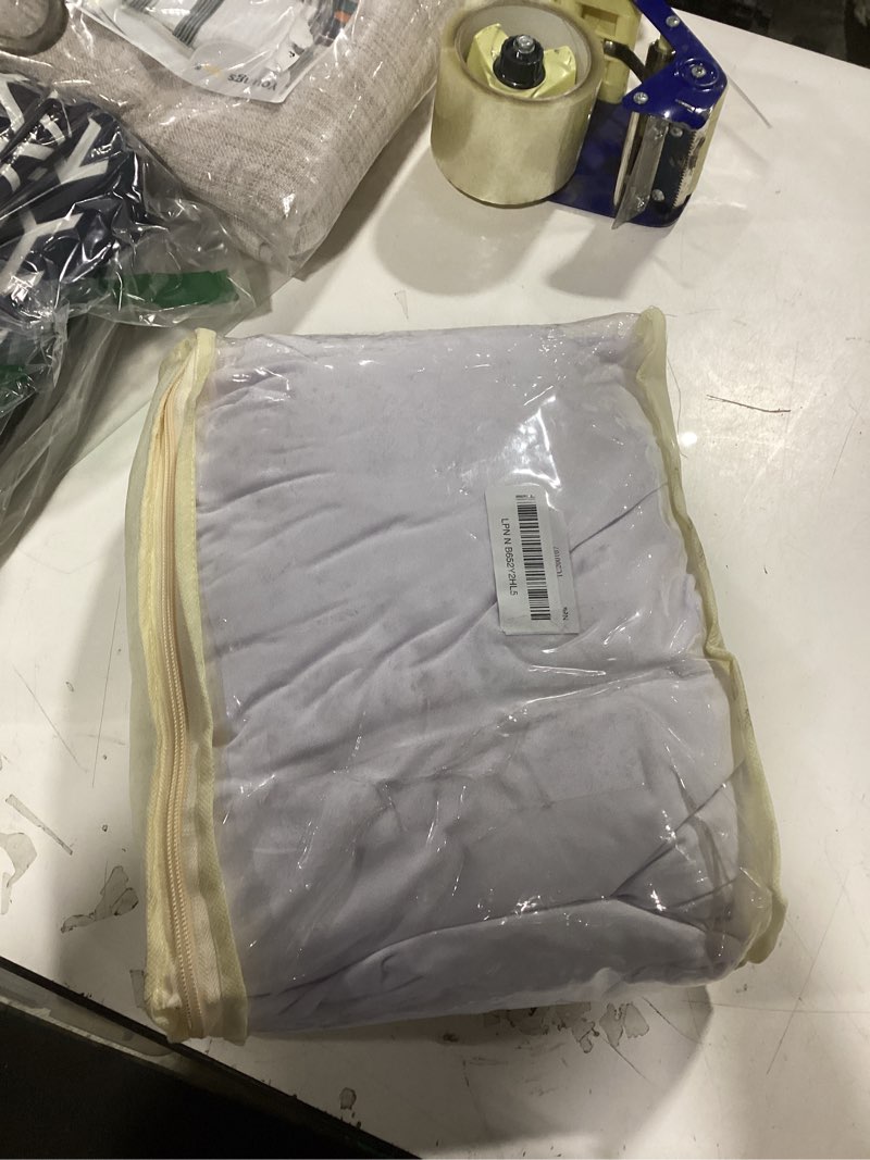 Condition photo showing As Is for wish care 2 pack white spandex table clothes for 6 foot rectangle tables, 6ft wrinkle free fitted tablecloths ruffles design table cover for party, banquet, wedding and events 6ft-2 pack white