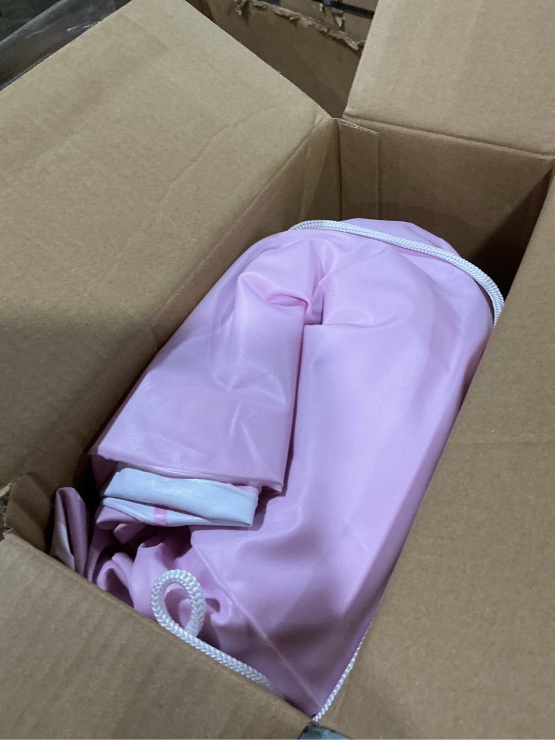 Condition photo showing Good Condition for sloosh inflatable tanning pool lounger float, 85" x 57" extra large pool floats adult with pillow, 4 in 1 suntan tub raft floatie,sunbathing bed lounge for water blow up ball pit, xl-blushing pink blushing pink x-large