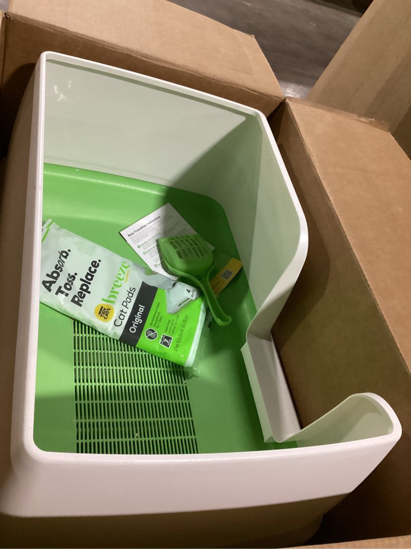 Condition photo showing Good Condition for Purina Tidy Cats Litter System, Non-Clumping, Breeze XL All-in-One Odor Control & Easy Clean Multi Cat Box - 18 lb. Box