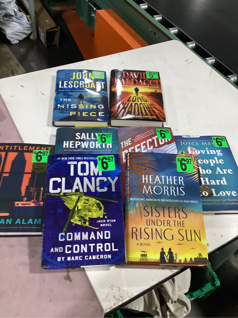 assorted adult books