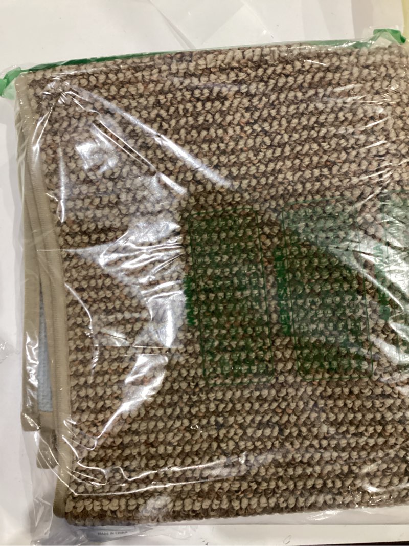 Condition photo showing As Is for BEQHAUSE 2x3 Entryway Rug Indoor Door Mat Non-Slip Washable, Hallway Rugs Absorbent & Stain Resistant Hall Carpet Runner Rugs for Entryway, Front Door Floor Mats Laundry Room Rugs for Entry, Taupe Taupe 2'x3' (Rectangular)