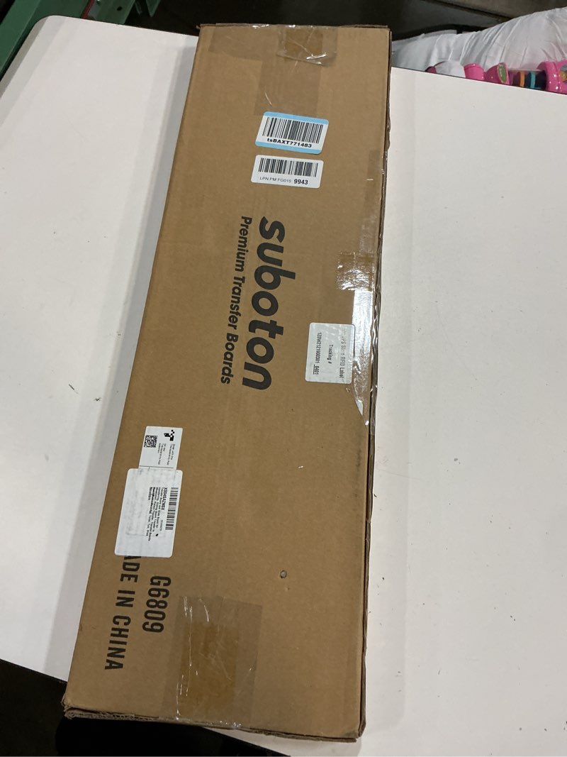 Condition photo showing New/Like New for Transfer Board and Slide Board for transferring, Sliding Board Transfer to Wheelchair, Patient Transfer, Transfer Boards from Wheelchair to Car, Toilet, Tub, Slide Sheet [Patent Pending]