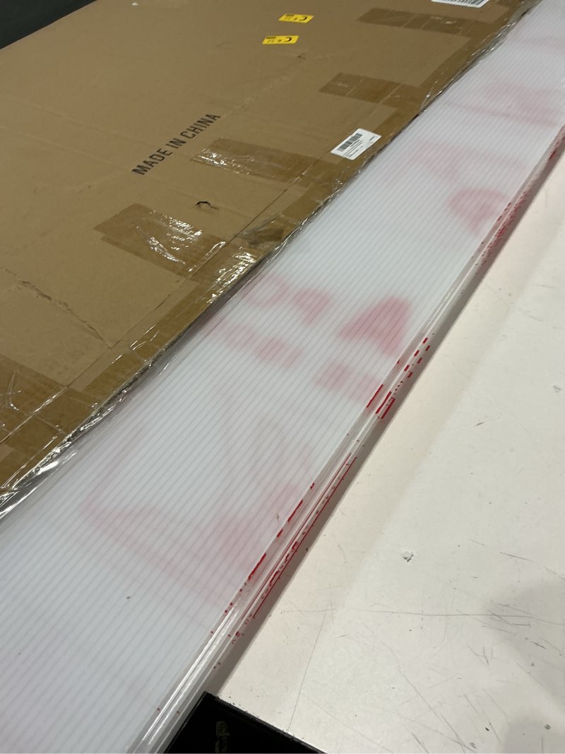 Condition photo showing Good Condition for Hotop 6 Pcs Polycarbonate Greenhouse Panels Double Layer Polycarbonate Panels Waterproof UV Protected Sheet Corrugated Plastic Roof Greenhouse Replacement Cover (4' X 2' X 0.24") 6 4' X 2' X 0.24"