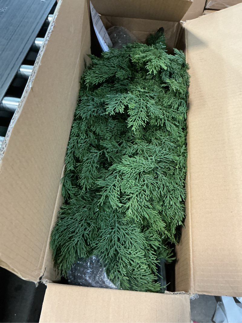 Condition photo showing New/Like New for 3ft artificial cedar topiary trees 2 pack,real touch cedar tree faux plants potted uv resistant evergreen tree for outdoor indoor door garden farmhouse home decoration 3ft 2