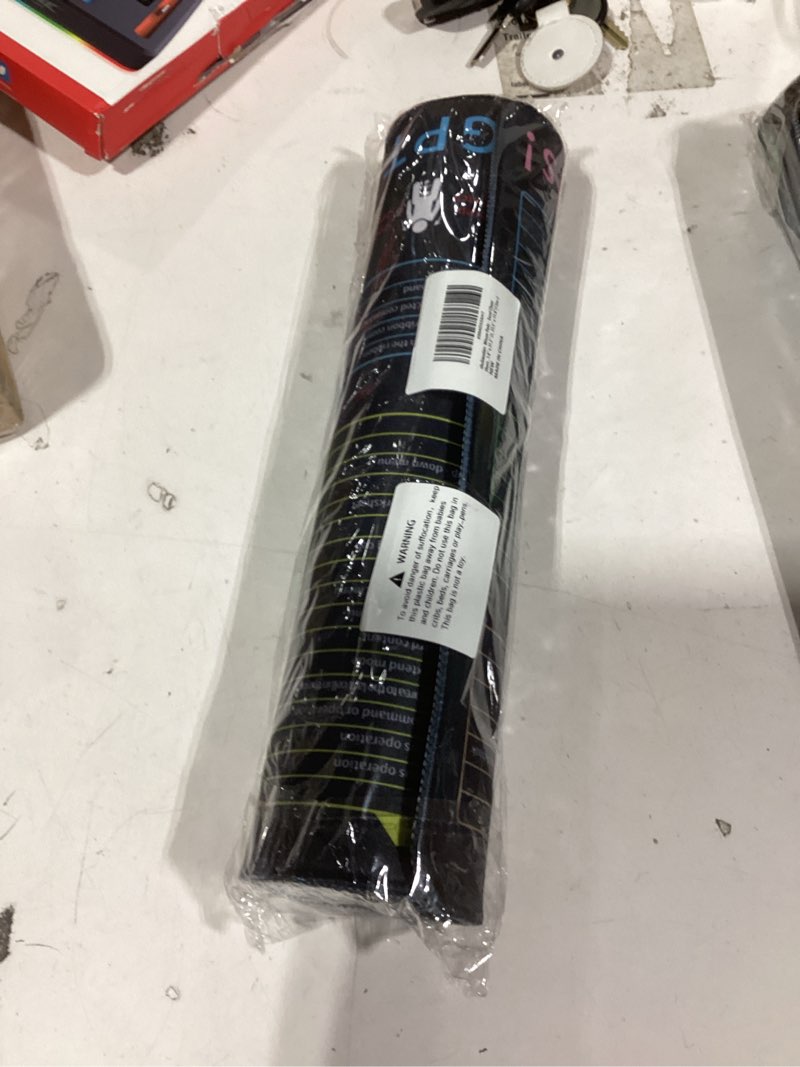 Condition photo showing New/Like New for Excel Cheat Sheet Desk Pad - Large Mouse Pad - Excel Cheat Sheet Desk Mat, Non-Slip Base Mousepad Suitable for Office, Computer Games, Desk Mat and More (1, 31.5" x 11.8") Black (Excel Shortcuts) 31.5" x 11.8"