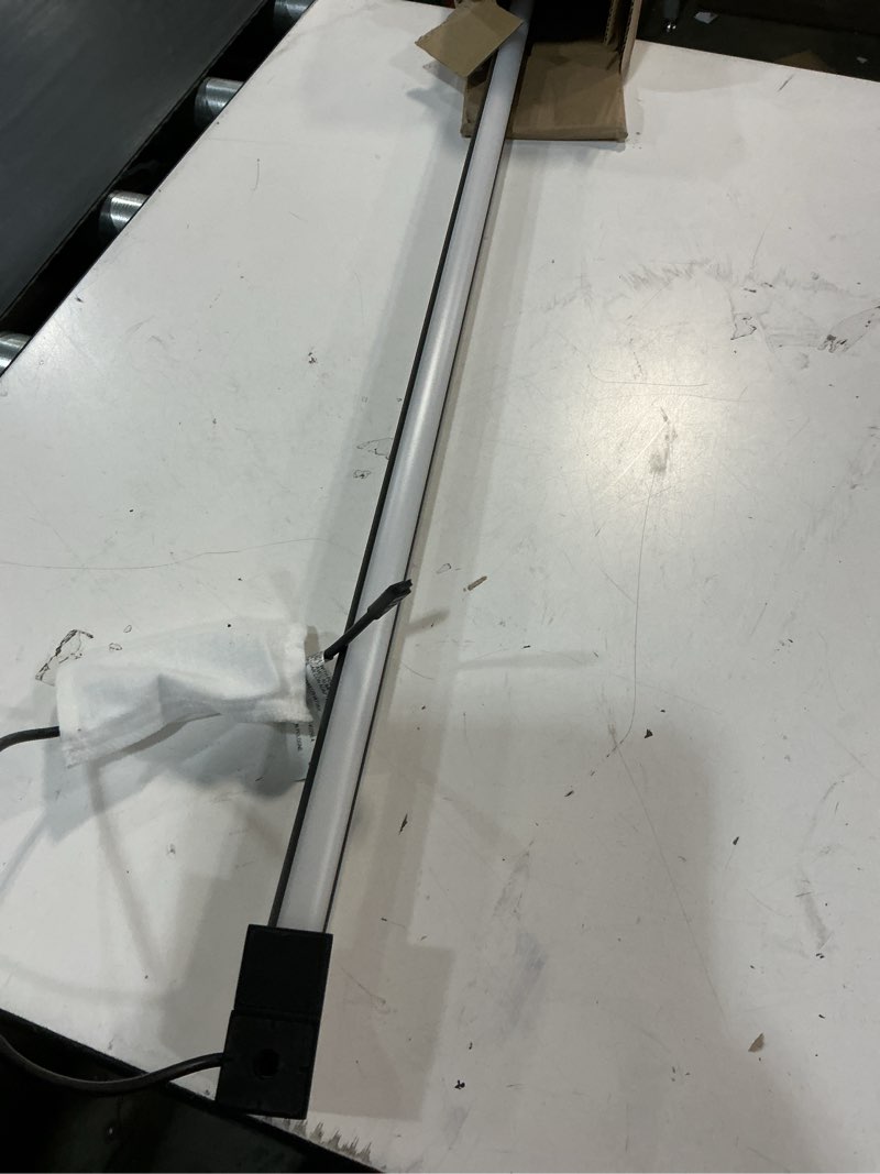 Condition photo showing Good Condition for philips hue large smart light tube, black - white and color ambiance led color-changing light - 1 pack - sync with tv, music, and gaming - requires bridge and sync box - control with app or voice large tube black
