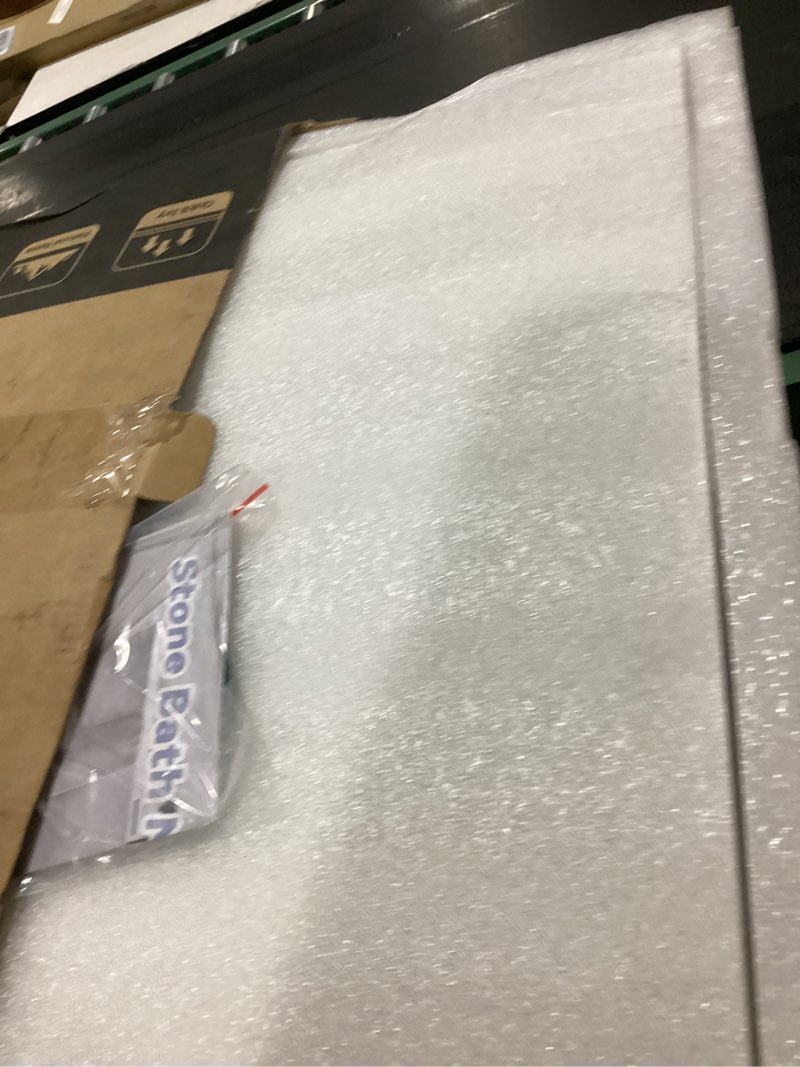 Condition photo showing Good Condition for stone bath mat, dries quickly, non-slip diatomaceous earth bath mats for bathroom, super absorbent stone shower mat, easy to clean, 23.5" x 15.5" light gray