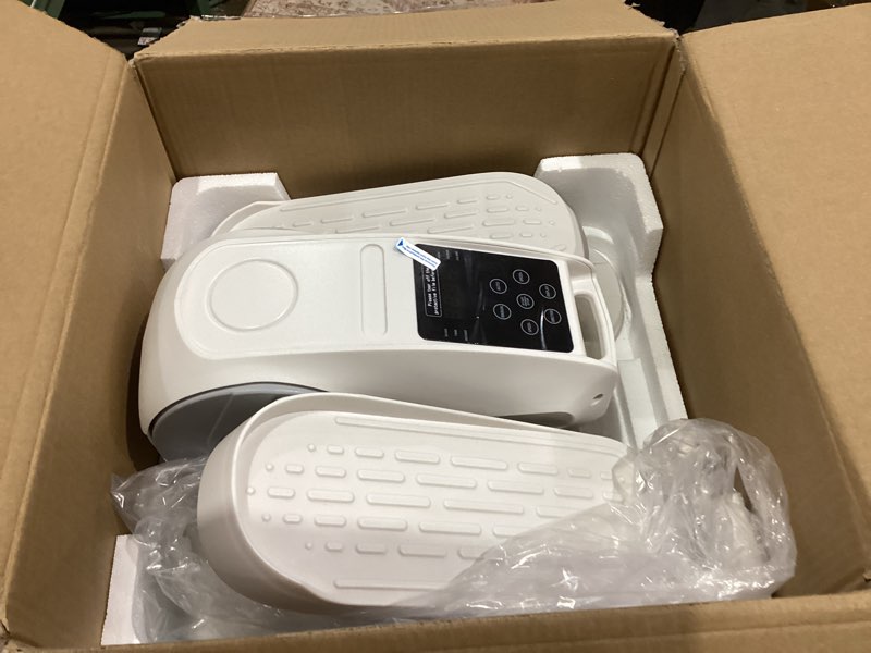 Condition photo showing Good Condition for Under Desk Elliptical Exercise Machine, Elliptical Leg Exerciser as Seen on TV, 12 Speeds Leg Exerciser While Sitting for Seniors, Portable Electric Seated Foot Pedal Exerciser for Home Office