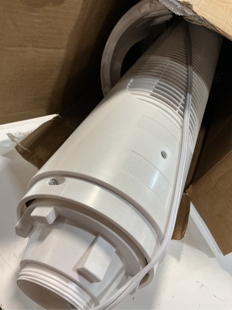Condition photo showing As Is for honeywell quietset whole room oscillating tower fan with remote, white, hyf260 white 5 speed