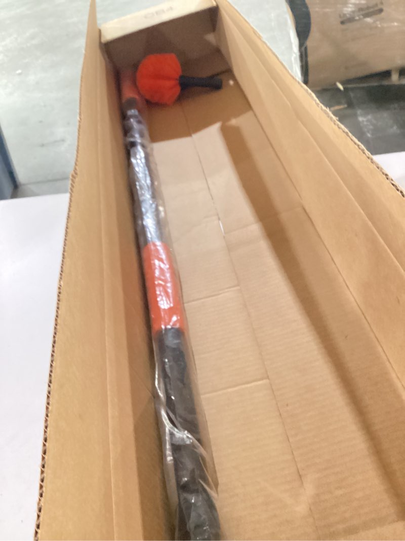 Condition photo showing New/Like New for 26 FT Cobweb Duster with Extension Pole,Spider Web Brush with Pole Extend 5-20FT,Spiderweb Cleaner with 4-Stage Telescopic Aluminum Pole,Spider Brush Cobweb for Outdoor & Indoor Cleaning Reach 26FT(20 FT)