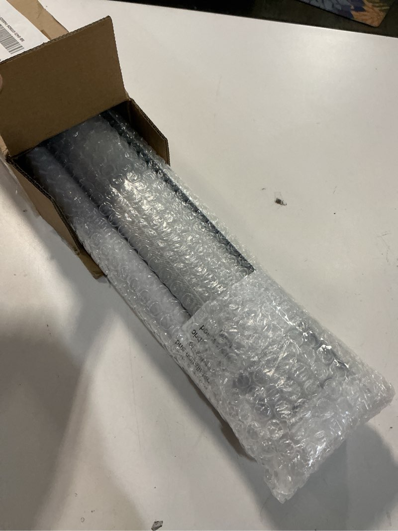 Condition photo showing Good Condition for LUCKUP Cordless Zebra Blinds Roller Shades for Windows-Dual Layer High Shading Blinds with Valance High Shading Day Night Privacy Blackout Fabric, 23" W x 72" H, White 23" W x 72" H White-blackout