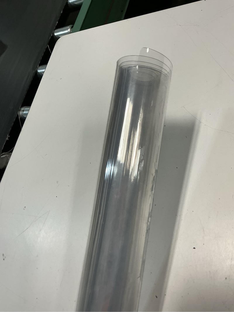 Condition photo showing Good Condition for lovepads clear desk mat 30 x 72 inch, 1.5mm thick clear table protector, waterproof plastic table cover protector, pvc desk protector mat, vinyl desk cover for desktop, coffee & dining table 30" x 72" (rectangular) clear 1.5mm