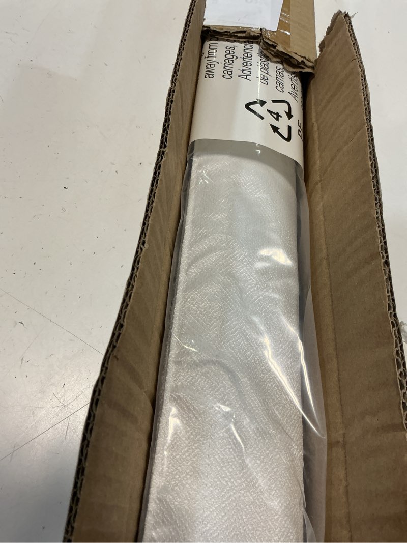 Condition photo showing Good Condition for lazblinds cordless roman shades for windows, light filtering thermal insulated window blinds, lightweight fabric blinds for indoor windows, 31" w x 60" h, white light filtering - white 31" w x 60" h
