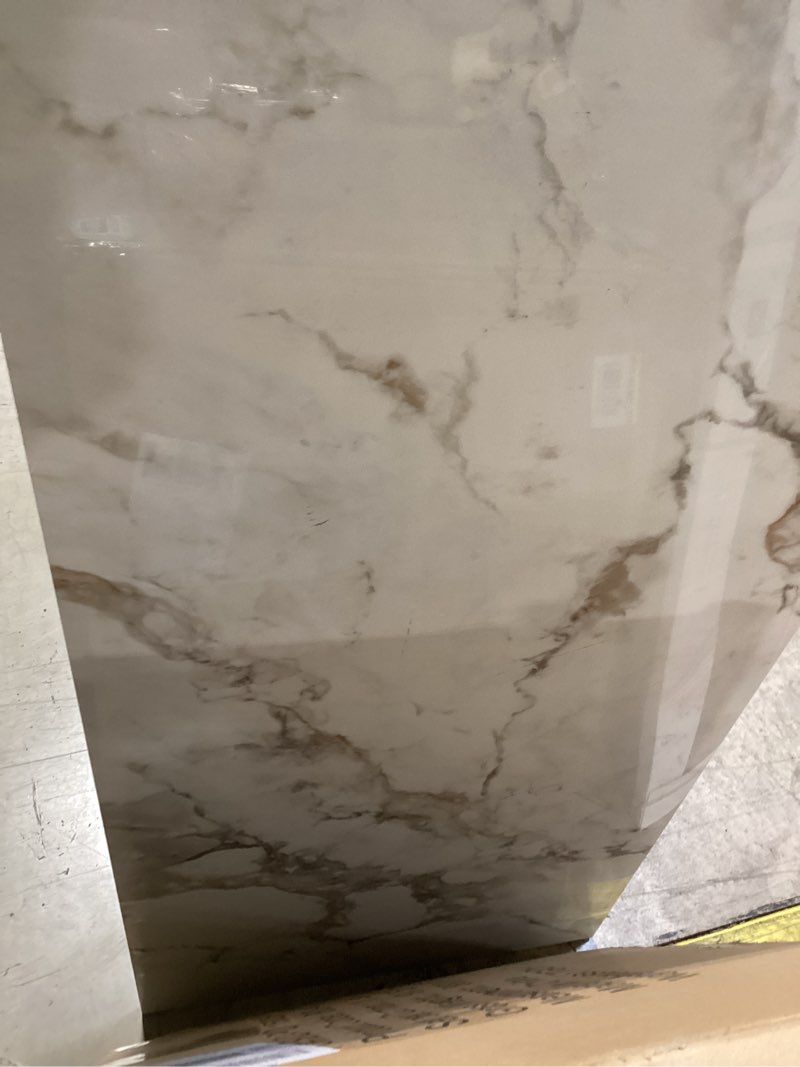 Condition photo showing Good Condition for maisto safari calacatta 24 in. x 48 in. polished porcelain marble look floor and wall tile (15.5 sq. ft./case)