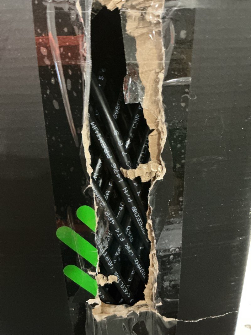 Condition photo showing Good Condition for Syston Cable Technology Cat 6A+ Ethernet Network Cable, 750MHz 23AWG Solid Bare Copper Wire Outdoor/Indoor, No Ends 100/250/500/1000 Ft Available, Heat Resistant Riser Rated (500 FT, CMR, Black-CMR) 500 FT CMR Black