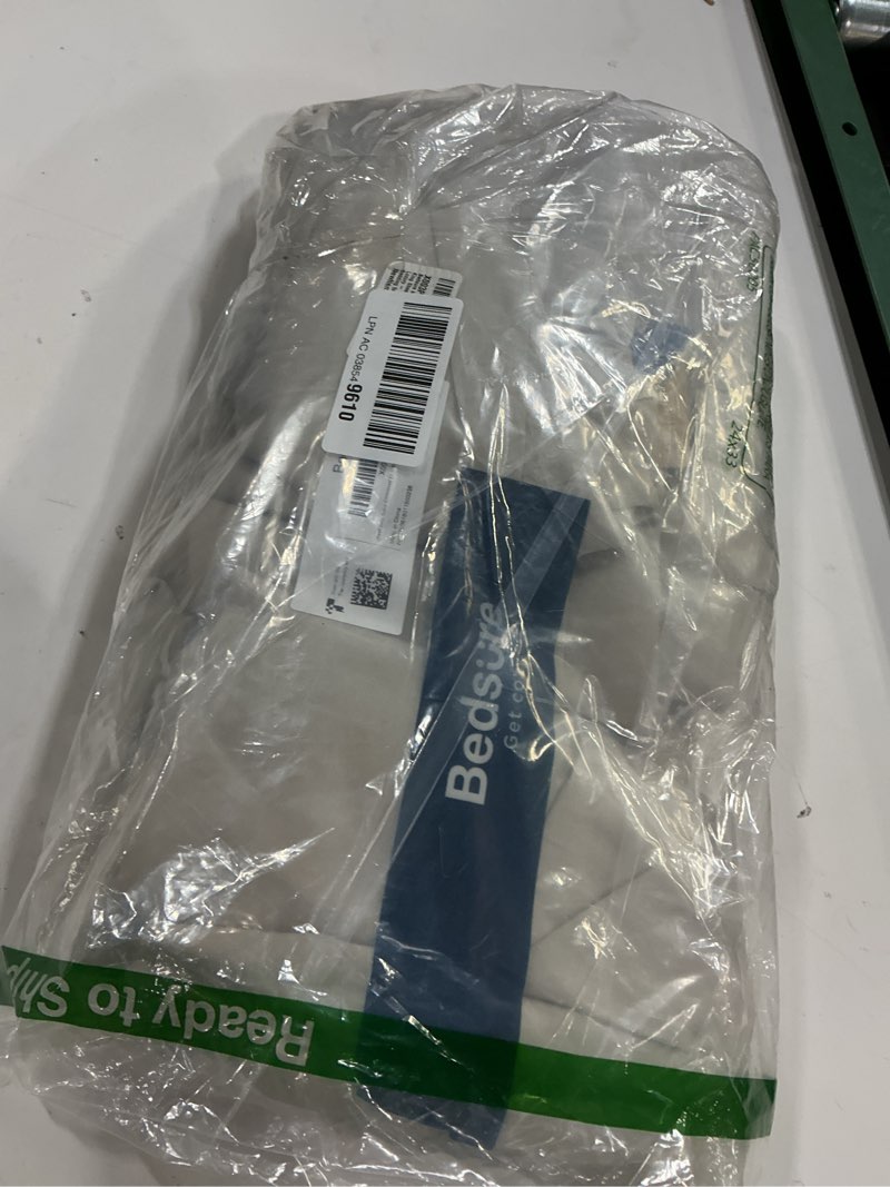 Condition photo showing As Is for Bedsure King Size Sheets Set - 4 Pieces Soft King Sheets - Breathable & Cooling - Hotel Luxury - Easy Care Polyester Microfiber Bedding for Women, Men, Linen 09 - Linen King