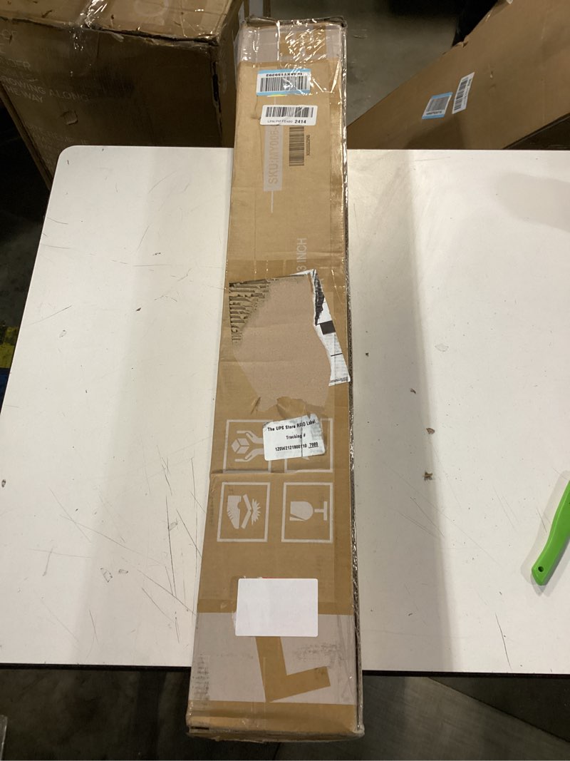 Condition photo showing New/Like New for MAYOLIAH 6 Panel Folding Privacy Screen 9ft Wide, 6ft Tall Partition Room Divider Portable Office Walls Dividers Room Separator, Grey Grey 6 Panel