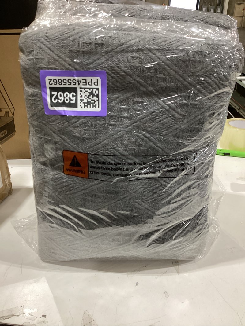 Condition photo showing New/Like New for HOMERILLA Sectional Couch Covers for Sectional Sofa L Shaped Sofa Cover Blanket 2 Pieces L Shape Furniture Protector for Pets Dogs (Dark Grey, XX-Large) Dark Grey XX-Large