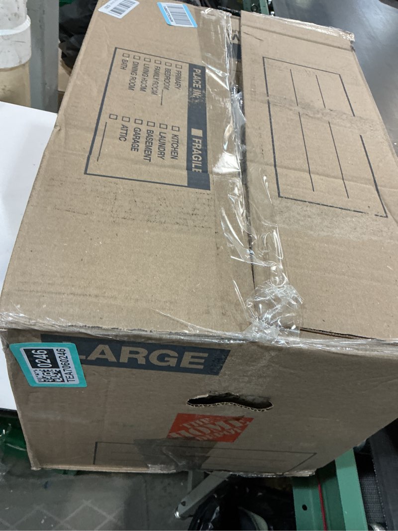 Condition photo showing As Is for area rug 8x10 vintage rug: large washable indoor medallion rugs low pile distressed floor carpet retro accent rug for living room bedroom kitchen dining table home office(brown/blue, 8'x10') brown/blue 8' x 10' (rectangular)